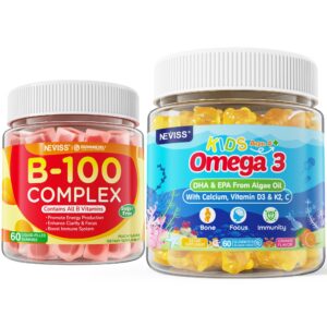 Version 1.0.0 Gomitas omega-3 para niños NEVISS frente