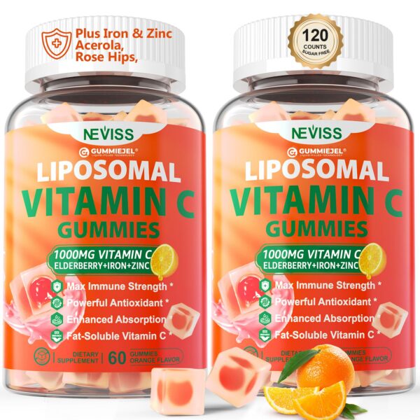Frasco NEVISS Liposomal Vitamin C gomitas