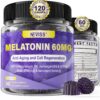 neviss melatonina 60mg gomitas para adultos mayores caja frontal