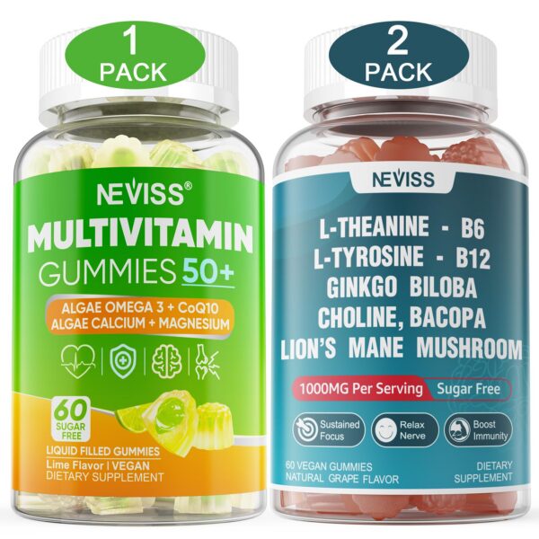 Neviss gomitas multivitaminicas 50+ frente