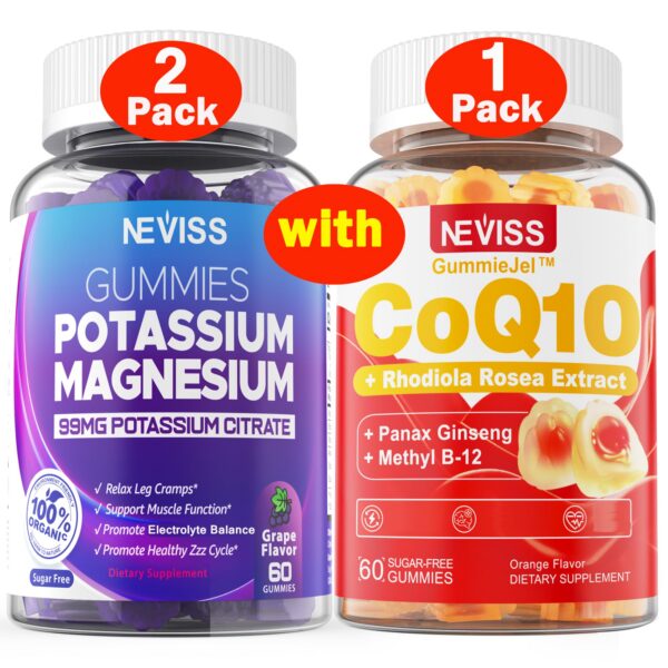 NEVISS gomitas potasio y magnesio frontal