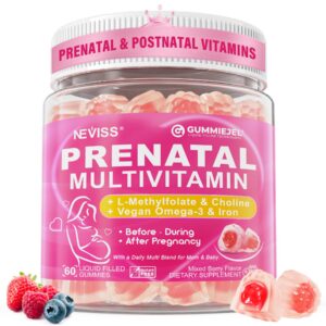 Gomitas prenatales NEVISS con metilfolato y DHA