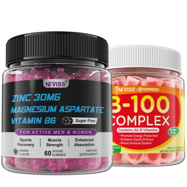 Version 1.0.0 Frasco de NEVISS B complejo gomitas sabor uva