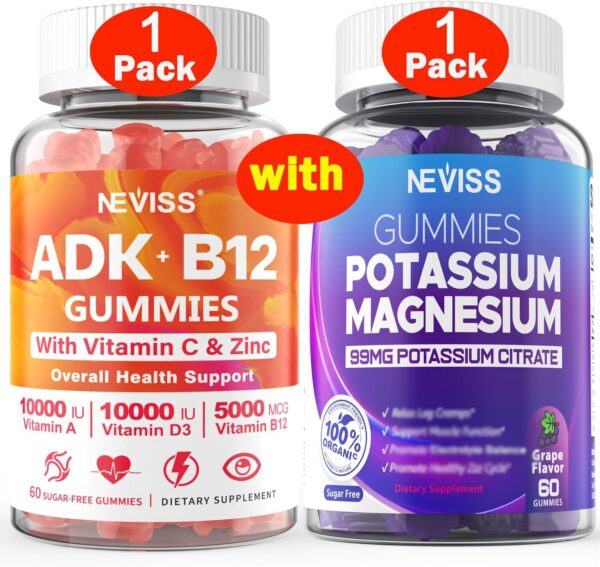 Neviss 1PackVitamina ADK con B12 frontal gomitas