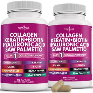 new-age-collagen-capsules-front Cápsulas de colágeno NEW AGE frente