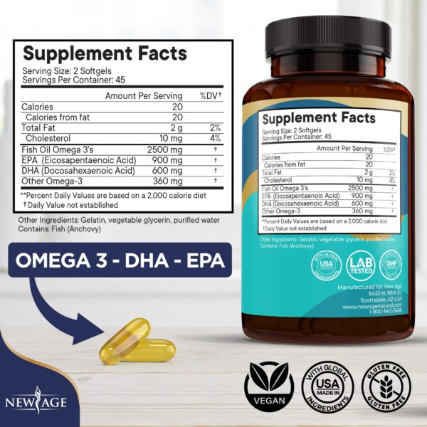 Version 1.0.0 Etiqueta suplemento omega-3