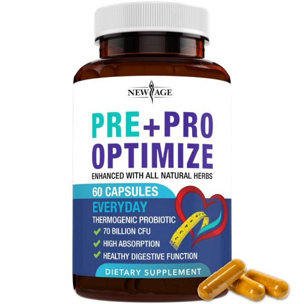 NEW AGE Pro Optimiza probióticos para menopausia 60 cápsulas