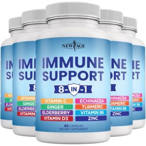 NEW AGE suplemento cápsulas apoyo inmunológico con vitamina C y D