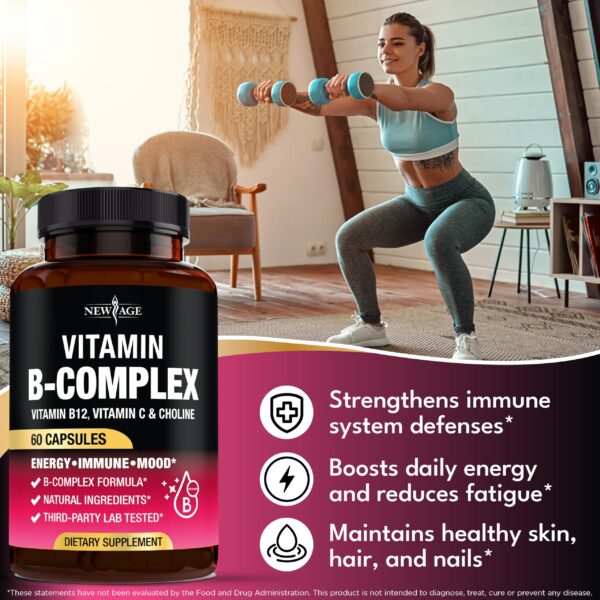 Detalle de cápsulas B Complex