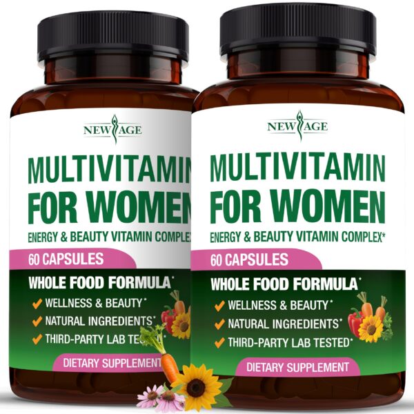Frente de la caja NEW AGE Women Multivitamin