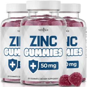 NEW AGE Zinc Gummies frasco frontal