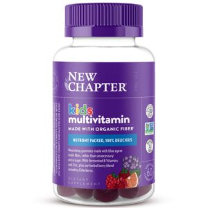 Botella New Chapter gomitas multivitamínicas niños sabor baya cítrico 60 unidades