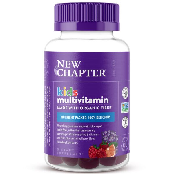 Botella New Chapter gomitas multivitamínicas niños sabor baya cítrico 60 unidades