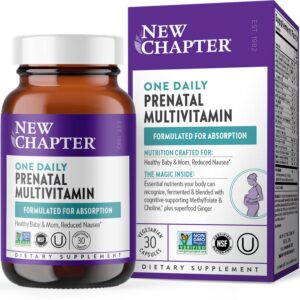 Version 1.0.0 New Chapter vitaminas prenatales con metilfolato y colina 30 tabletas