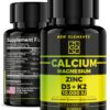 Frasco de New Elements Calcium Supplements 1200 mg