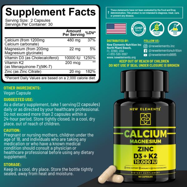 Frasco con información de ingredientes