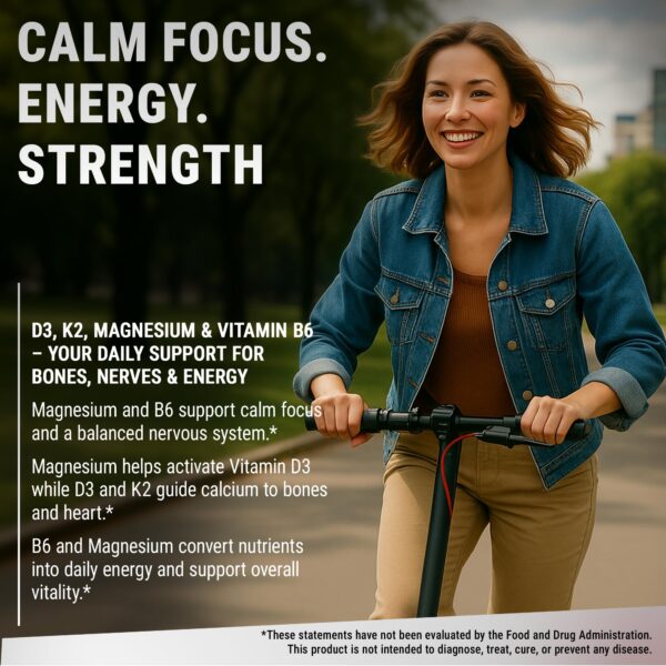 Par de cápsulas de vitamina D3 K2