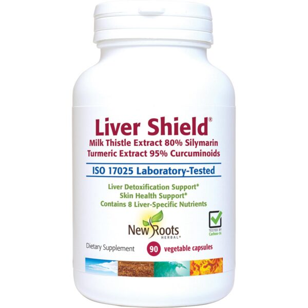 NEW ROOTS HERBAL suplemento detox hepático 8-en-1 frasco