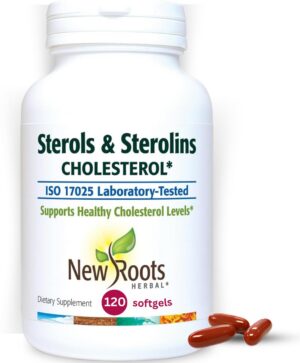 NEW ROOTS HERBAL suplemento esteroles vegetales 120 softgels