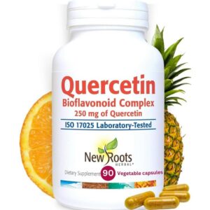 Botella New Roots de quercetina con bromelina 90 cápsulas vegetales