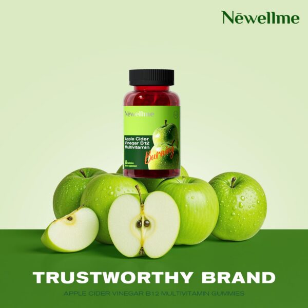 Etiqueta frontal NEWELLME ACV Gummies