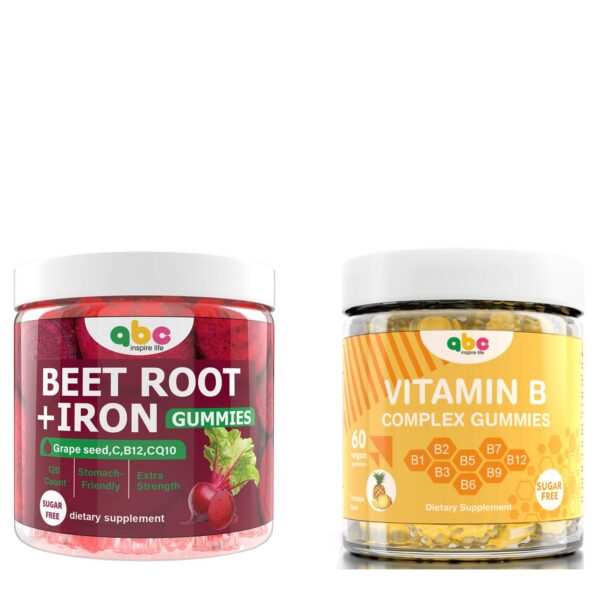 Gomitas de NEWOLITE Vitamina B Complex sabor piña