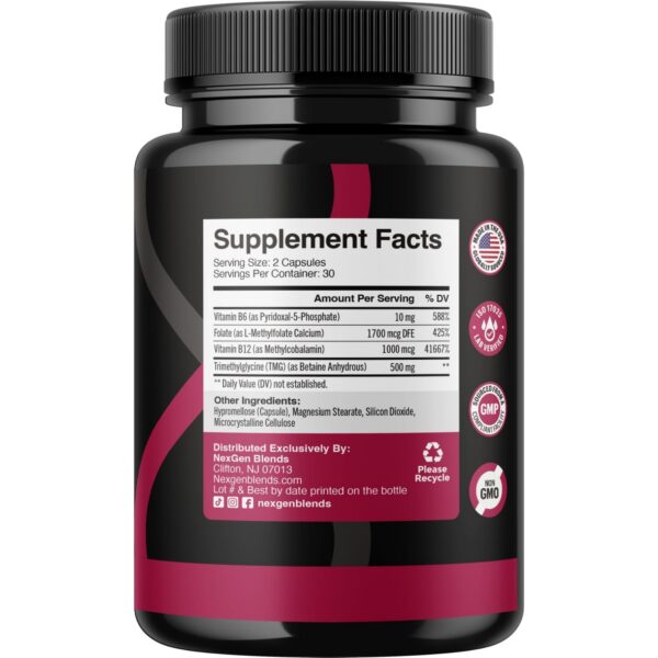 Version 1.0.0 Etiqueta de TMG y complejo B metilado