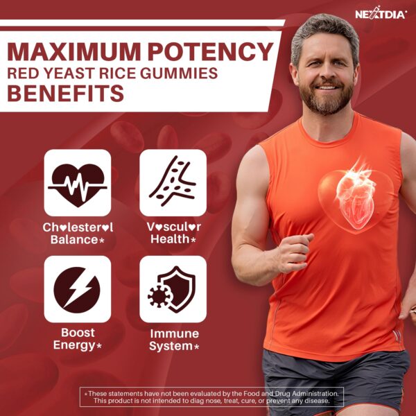 Gomitas arroz rojo 2400 mg Nextdia