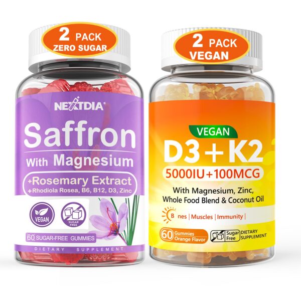 Nextdia azafran gomitas – frente