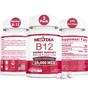 Tabletas B12 metilada 10000 mcg sublingual