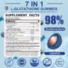 Gomitas glutathione liposomal detalle etiqueta