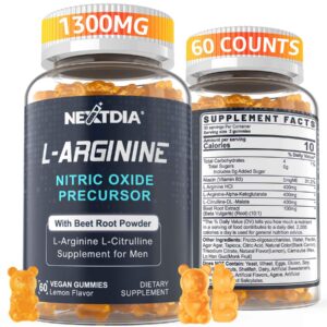 Nextdia gomitas L-Arginina y L-Citrulina envase