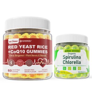 Frente de la etiqueta de Nextdia gomitas arroz rojo levadura