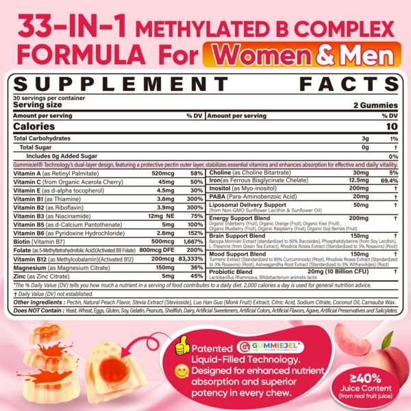 Etiqueta detallada de ingredientes