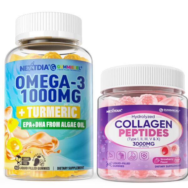 Gomitas de colageno Omega-3 de Nextdia