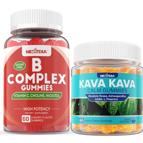 Frasco de gomitas Nextdia vit B y kava