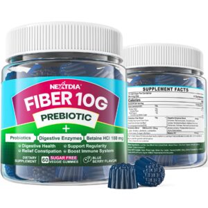 Version 1.0.0 Nextdia gomitas de fibra prebiótica para adultos 60 unidades