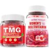 Frente del envase Nextdia gomitas multivitamínicas con TMG