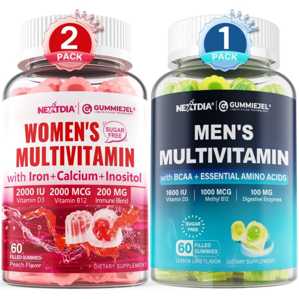 Nextdia Gomitas Multivitaminicas Hombres 60 Gomitas Frente