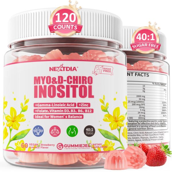Nextdia Inositol Gummies frasco