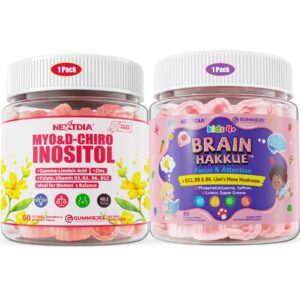 Version 1.0.0 Nextdia Inositol Gummies envase frontal