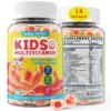 Version 1.0.0 Frente del envase de gominolas multivitamínicas para niños