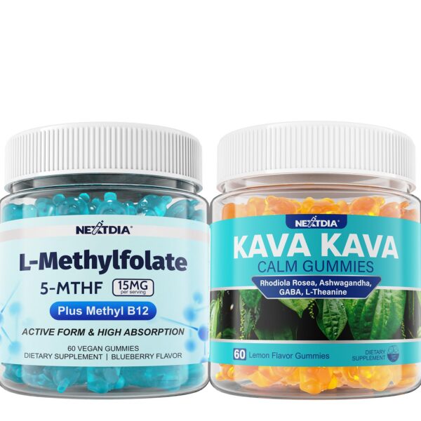 Frente de Nextdia L-MethylFolate 15mg gomitas
