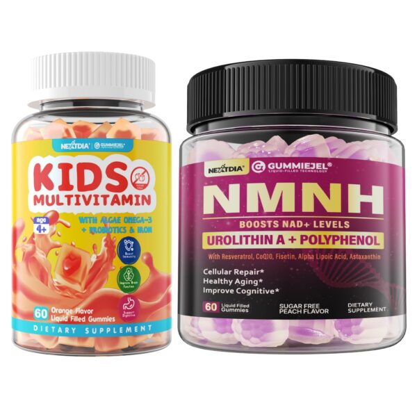 Nextdia NAD+ gomitas para mujer – etiqueta frontal