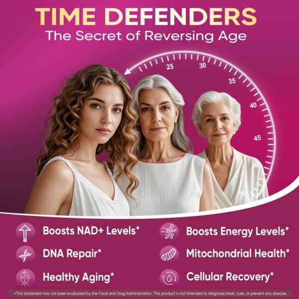 Nextdia NAD+ gomitas para mujer – etiqueta frontal