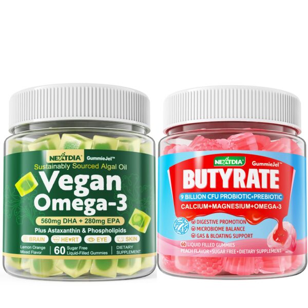 Nextdia gomitas omega-3 frasco frontal