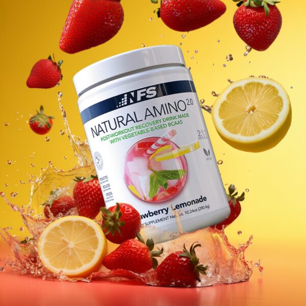 Envase y tapa del polvo de aminoácidos