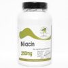 Frasco de niacina 250mg 200 cápsulas Naturetition Supplements