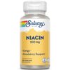 Niacina 500 mg solaray vitamina b3 piel y circulación 100 cápsulas