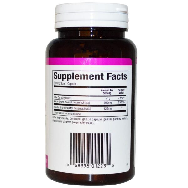 Producto Niacina sin enrojecimiento 500 mg Natural Factors